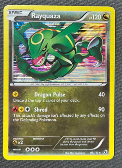 Pokemon Rayquaza Holo Black & White Legendary Treasures 93/113 -- NM - Image 1