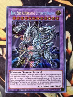 Yugioh:Blue-Eyes Alternative Ultimate Dragon - TN19-EN001 Secret Rare Limited LP - Image 1