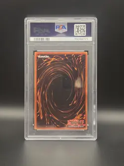 Yugioh Change of Heart Metal Raiders Ultra Rare MRD-060 Original Print PSA 8 - Image 2