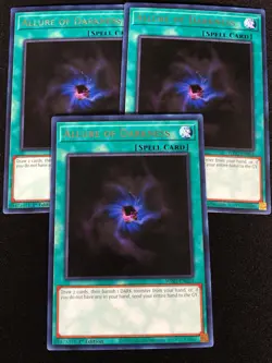 Yugioh Allure of Darkness WISU-EN054 1st Rare x3 (NM) - Image 1