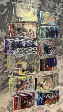 One Piece OP-15 SR lot x35: Rebecca/Gin/Brook/Sabo/Krieg/Enel/Wyper/Zoro/Koby ++ - Image 2