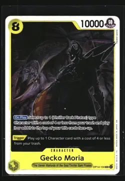 Gecko Moria The Azure Sea's Seven #OP14-104 tcg One_piece - Image 1
