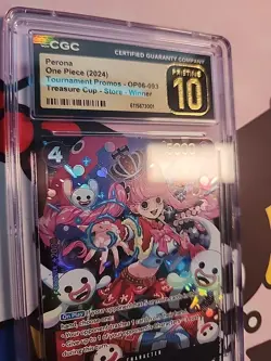 Perona (Store Treasure Cup 2024) OP06-093 One Piece Promotion CGC PRISTINE 10 - Image 4