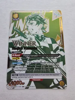 Union Arena Tanjiro Rare Battle Winner Promo Alt Art Demon Slayer English #1 - Image 1