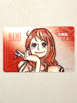 Nami One Piece Jump Festa (Fair/Festival) Plastic Card Japanese - Image 1