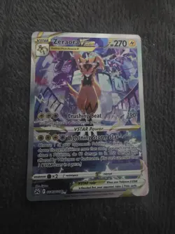 Pokemon TCG Zeraora Vstar Crown Zenith: Galarian Gallery Gg43/Gg70 Holo Ultra... - Image 1