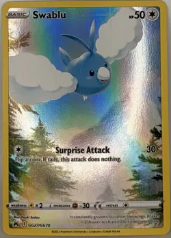Swablu GG27/GG70 Pokemon TCG Crown Zenith: Galarian Gallery NM - Image 1
