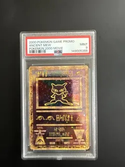 2000 POKEMON GAME MOVIE POKEMON 2000 MOVIE ANCIENT MEW PSA 9 - Image 1