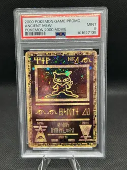 Ancient Mew Movie Game Promo FA Holo Pokemon TCG 2000 PSA 9 Mint - Image 1