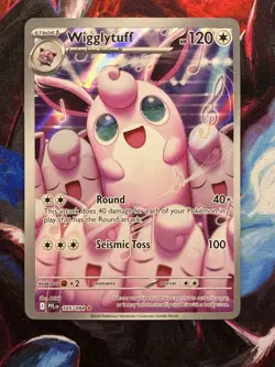 Wigglytuff 105/094 Illustration Rare Phantasmal Flames Pokemon TCG NM/M - Image 1