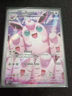 Wigglytuff 105/094 Illustration Rare Phantasmal Flames Pokemon TCG NM/M - Image 1