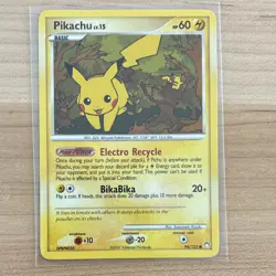 Pokemon Pikachu Mysterious Treasures Common 94/123 60 HP English Card - Image 1