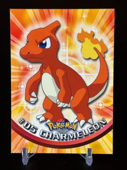 Topps Pokemon Card #05 Charmeleon Blue Logo NM - Image 1