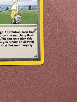 Pokemon TCG Breeder Trainer Base Set, Unlimited Rare Card 76/102 LP Condition - Image 2