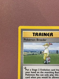 Pokemon TCG Breeder Trainer Base Set, Unlimited Rare Card 76/102 LP Condition - Image 4