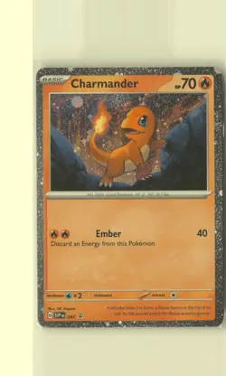 Charmander - (Cosmos Holo) Holofoil Promo SV: Scarlet & Violet Promo Cards 047 - Image 1
