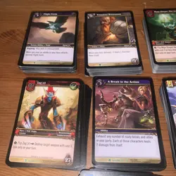 WoW TCG Bulk Lot, 525 Cards, HP- LP Condition, Vintage, World of Warcraft - Image 2