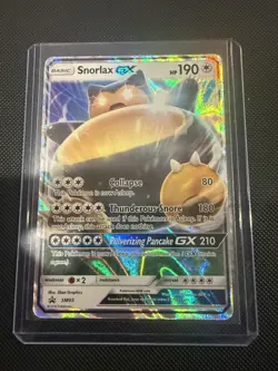 Snorlax GX SM05 Black Star Promo Holo Pokemon Card NM - Image 1