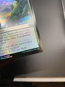 Up the Beanstalk Wilds of Eldraine Foil MTG 0195 - Image 4