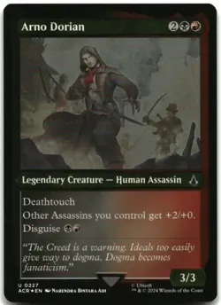 MTG Arno Dorian (Foil Etched) FOIL U Universes Beyond: Assassin's Creed 227 LP - Image 1
