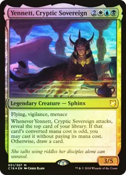 NM Foil Yennet, Cryptic Sovereign, MTG, Commander 2018, Magic the Gathering, 51 - Image 1