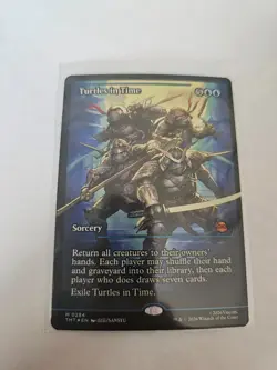 Turtles in Time Japanese Showcase FOIL MTG TMT Nm/M - Image 1