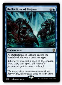 Reflections of Littjara 733 Commander Legends Battle for Baldur's Gate Normal NM - Image 1