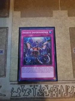 YUGIOH INFINITE IMPERMANENCE RA01-EN075 SUPER 1ST ED NM - Image 1