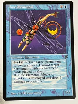 MTG - Time Elemental - Legends - NM English Magic 1994 - Image 1