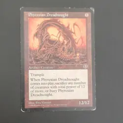 Wizards of the Coast Phyrexian Dreadnought Rare Mirage Artifact Creature 12/12 … - Image 1