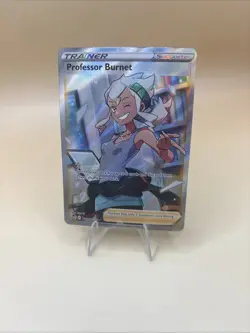 Professor Burnet TG26/TG30 Silver Tempest Trainer Gallery NM Full Art Pokemon - Image 2