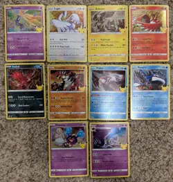 Pokemon Celebrations | 10 Card Lot! | Lugia, Zekrom, Ho-oh, Groudon NM - Image 1