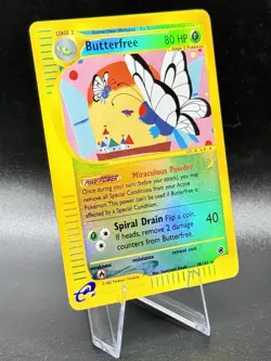 Butterfree 38/165 Reverse Holo Pokemon Expedition 2002 Wotc Vintage LP/NM - Image 1