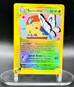Butterfree 38/165 Reverse Holo Pokemon Expedition 2002 Wotc Vintage LP/NM - Image 2