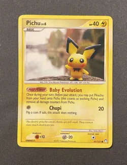 Pokemon TCG; Pichu 93/123 - Mysterious Treasures Common Non Holo - LP - Image 1
