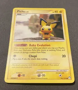 Pokemon TCG; Pichu 93/123 - Mysterious Treasures Common Non Holo - LP - Image 2