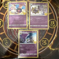 Pokemon Celebrations Cosmog, Cosmoem + Lunala 013-15/025 - Holo Rare NM/M - NEW - Image 1