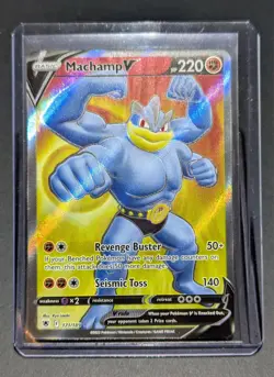 Pokemon: Machamp V (Full Art) - SWSH10: Astral Radiance (SWSH10) -NM- - Image 1
