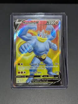 Pokemon: Machamp V (Full Art) - SWSH10: Astral Radiance (SWSH10) -NM- - Image 3