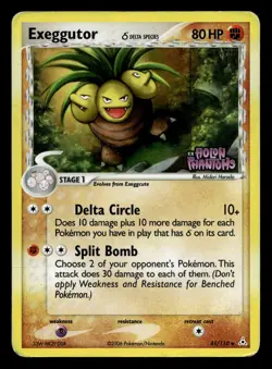 Exeggutor 41/110 Holon Phantoms Stamped Reverse Holo Pokemon HP - Image 1