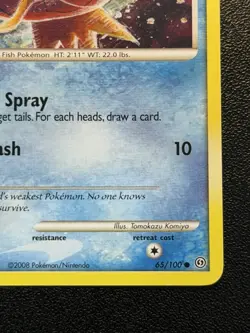 2008 Pokemon Stormfront Magikarp 65/100 Common - Image 4