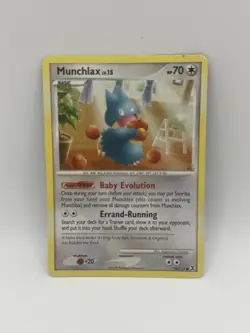 Munchlax 70/111 Common English Pokemon Rising Rivals LP/MP - Image 1
