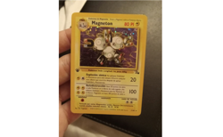 Magneton 11/62 1st Edition Holofoil 1999 Pokemon Fossil Set LP Spanish - Image 1