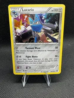 Lucario - 63/124 (Cosmos Holo) 063/124 Pokemon TCG NM/M - Image 1