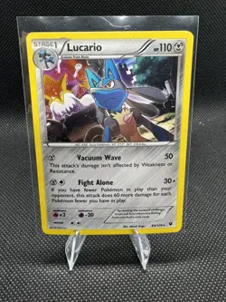 Lucario - 63/124 (Cosmos Holo) 063/124 Pokemon TCG NM/M - Image 3