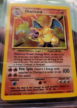 Pokemon TCG 1999 Vintage Charizard 004/102 Base Set Holo - Image 2