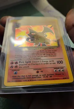 Pokemon TCG 1999 Vintage Charizard 004/102 Base Set Holo - Image 3