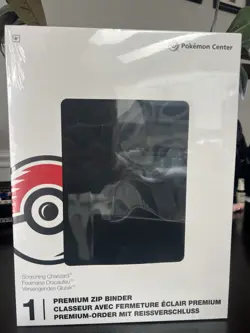 Pokemon Center Exclusive TCG Scorching Charizard Premium Zip Binder - Image 1