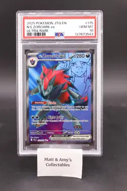 N's Zoroark ex 175/159 Sv09: Journey Together Holo PSA 10 Pokemon - Image 1