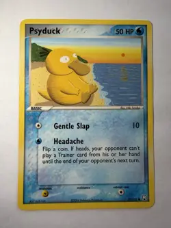 Pokemon TCG Psyduck EX Team Rocket Returns Rare Regular 70/109 2004 50 HP - Image 1